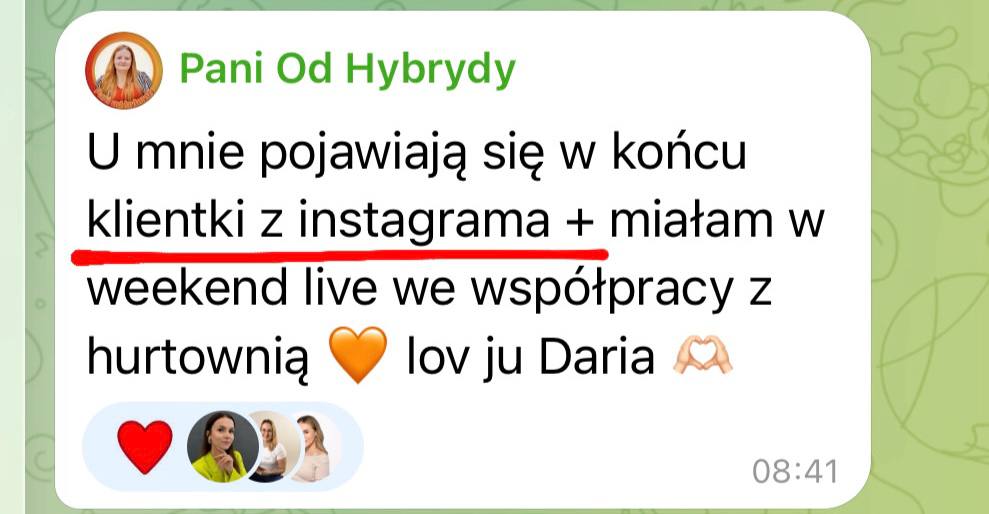 Opinia kursantki 2