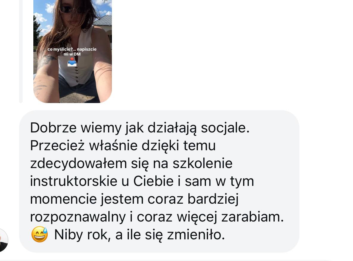 Opinia kursantki 3